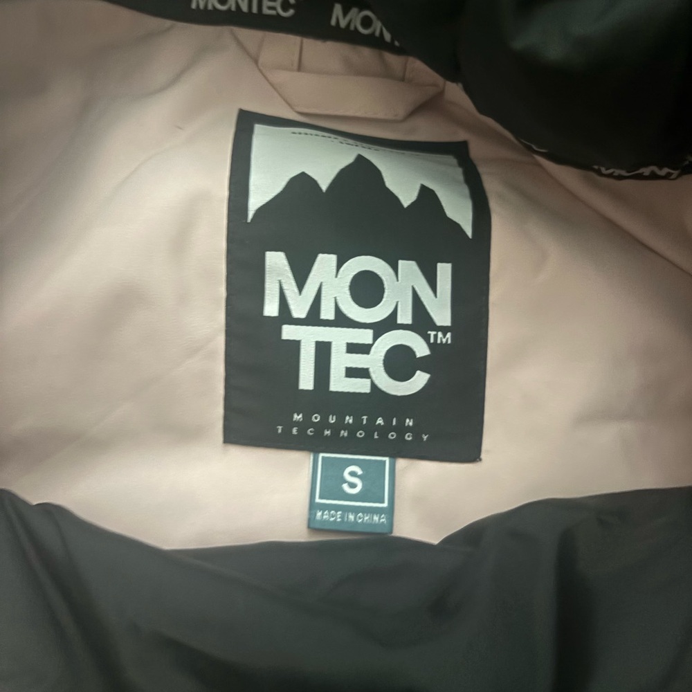 Montec Two-Tone Anorak Jacket - Light Pink & Black - Picture 3 of 3
